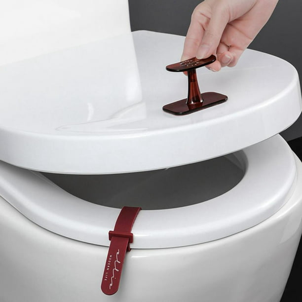 Healthy Sanitary Toilet Seat Cover Lid Flipper Handle Lifter Tool Accessory 